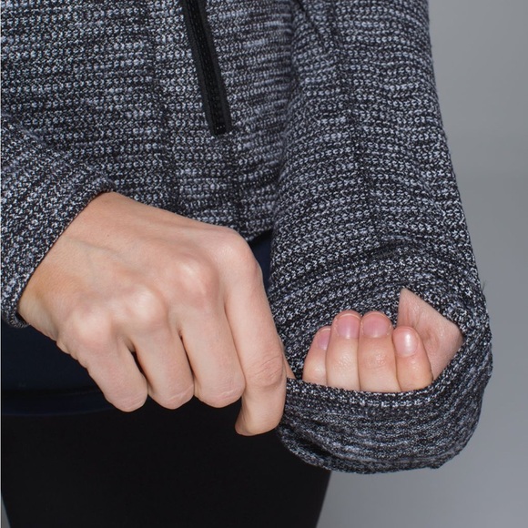 Lululemon Define Zip Up Jacket Coco Pique Black - Picture 4 of 16